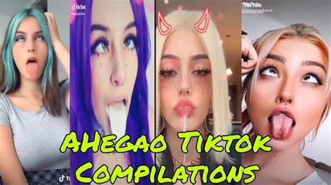 ahegao tiktok porn|TikTok porn ahegao compilation